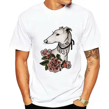 Футболка с принтом на заказ из 100% хлопка С круглым вырезом, Мужская футболка Seremos Libres, Цветная - Женская футболка Greyhound (2)