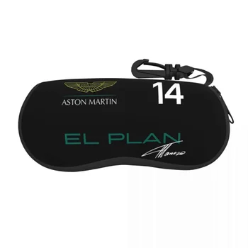 Футляр для очков с логотипом знаменитого гонщика Aston Martins Для мужчин и женщин, милый футляр для очков, коробка для солнцезащитных очков, чехол