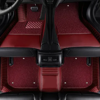 Хорошее качество! Специальные автомобильные коврики на заказ для Jeep Wrangler JL 2024-2018, 2-дверные водонепроницаемые двухслойные ковры, бесплатная доставка