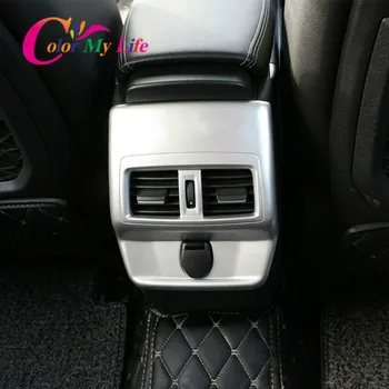 Хромированная накладка для защиты выхода воздуха из заднего вентиляционного отверстия в автомобиле, наклейка на вентиляционное отверстие в подлокотнике для Renault Koleos для Samsung QM6 2016-2022