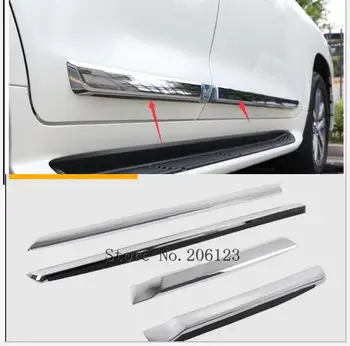 Хромированный автомобильный стайлинг кузова, Комплекты молдингов для боковых дверей, Накладная панель 2008-2018 для Toyota LC Land Cruiser 200 Аксессуары
