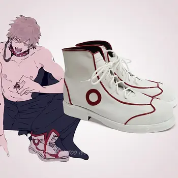 Человек-бензопила Фолькнер Обувь с персонажами аниме, обувь для косплея, ботинки, реквизит для костюмов для вечеринок