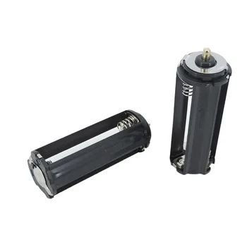 Черный держатель батарейки для 3 батареек типа ААА 1,5 В для фонарика, факела, 3 батарейки типа ААА, футляр для хранения батареек