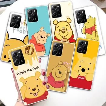 Чехол Disney Winnie the Pooh для Xiaomi Poco X5 M5s X3 NFC M5 X4 GT F3 F2 M3 Pocophone F1 M4 M2 Pro Прозрачный Чехол Для Телефона из ТПУ