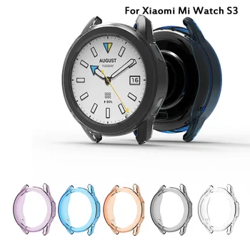 Чехол для Xiaomi Watch S3 Case, аксессуары, защитная оболочка из ТПУ для Mi Watch S3 Smartwatch, защитный чехол-бампер