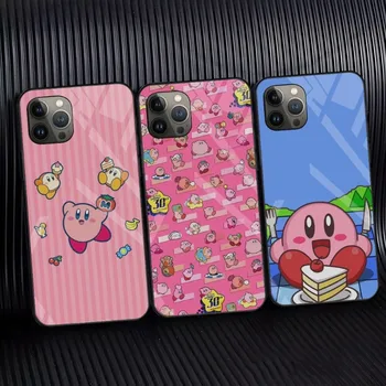 Чехол для телефона K-Kirbys Из Ударопрочного Стекла Для iPhone 14 Pro Max 13 12 Mini 11 X XS XR SE 2020 2022 6 6S 7 8 Plus Coque