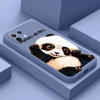 Чехол для Телефона Xiaomi Redmi Note 12 11 11S 10 10A 10T 10S 9T 9 8 7 Pro Plus 4G 5G Силиконовый Чехол с милой пандой