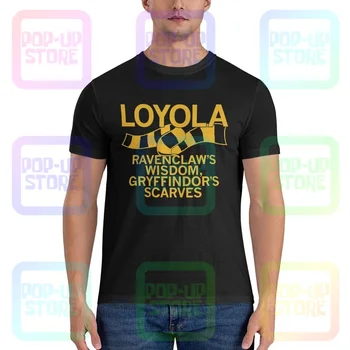 Шарфы Лойолы, Когтевранская мудрость, Гриффиндорская футболка, редкая натуральная удобная футболка в стиле ретро