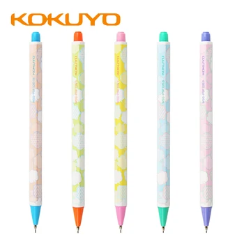 Япония KOKUYO Свежий и симпатичный цветной шестигранный механический карандаш 0,5 мм, плавный почерк, легко заменяемый стержень, удобная рукоятка